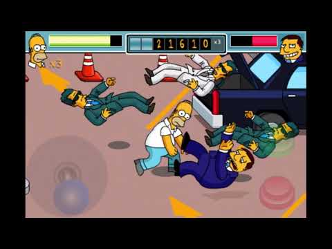 The Simpsons Arcade (iOS, 2009) - Playthrough