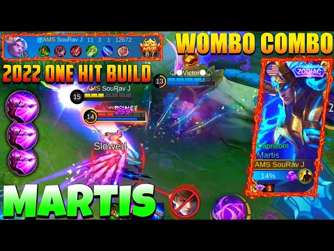 WOW MARTIS GETS BUFF AGAIN?  BECOME A PREMAN EXP AGAIN, MAH O MARTIS TOP GLOBAL BEST BUILD - MLBB
