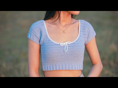 Crochet Crop Top | Chenda DIY #shorts