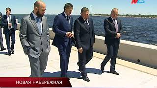 Берег Волги около «Волгоград Арены» теперь украшает новая набережная