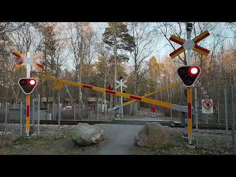 En blåsig eftermiddag med pågatåg i Ystad