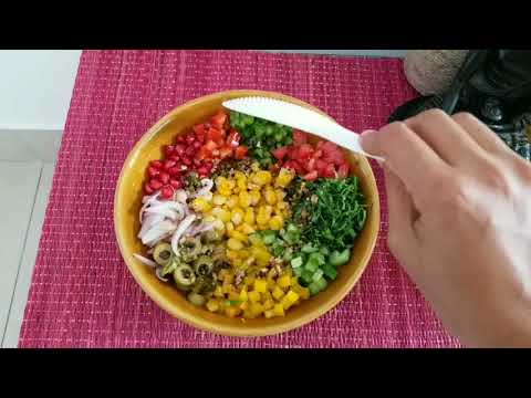 SWEET CORN SUMMER SALAD by Sparsha Deshpande