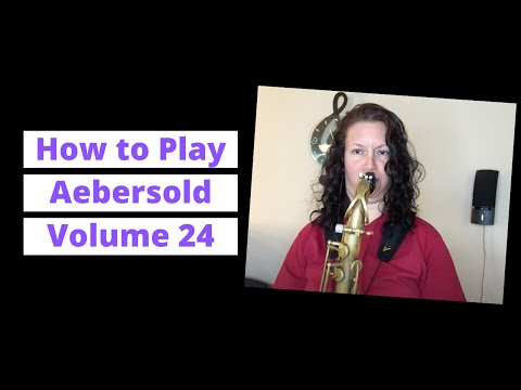 How to Use Jamey Aebersold Books - Volume 24