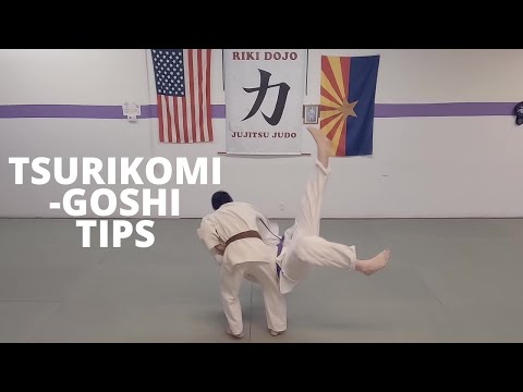 Tsurikomi-Goshi Tips | Riki Judo Dojo — judo technique demonstration