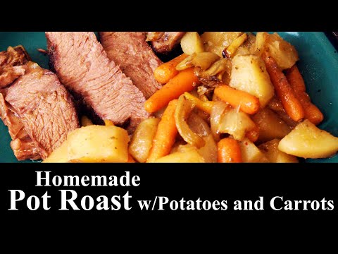 Homemade Pot Roast W/ Potatoes & Carrots | Beef | What’s For Dinner | The Southern Mountain Kitchen