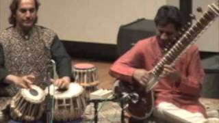 Kartik Seshadri  - Raga Hamsadhwani clip - finale (2 of 2) - with arup chattopadhyay, tabla