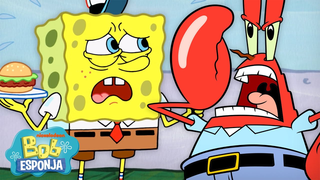 Bob Esponja | Seu Siriguejo Sendo O PIOR Por 45 Minutos Seguidos 😩 | Bob Esponja em Português