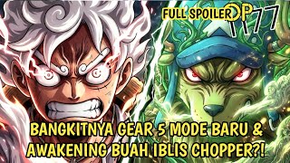 Download lagu FULL SPOILER ONE PIECE 1177 - FINALLY'S NEW GEAR 5 MODE! DF CHOPPER'S SECRET REVEALED?! mp3