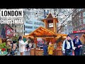 London England Central London Christmas Walk 2022 4K HDR Walking Tour 45 Mins