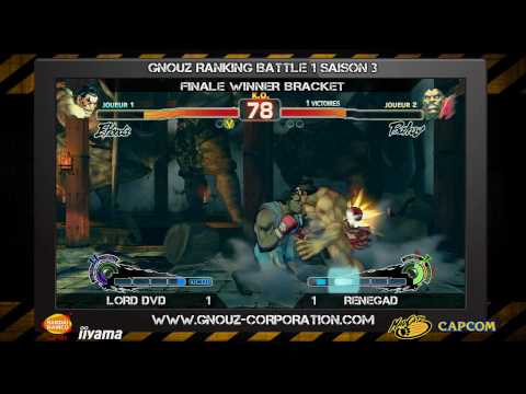 Gnouz RB1S3 - SSF4 - Lord DVD vs Renegad part 2