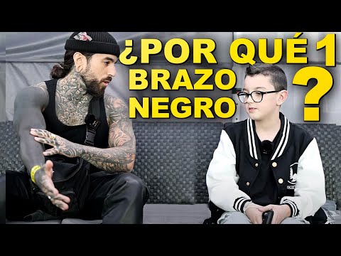 NIÑO de 9 AÑOS opina sobre mis TATUAJES y el BLACK ALIEN 💀