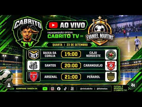 AO VIVO: CAMPEONATO EVANIEL MARTINS 3º RODADA