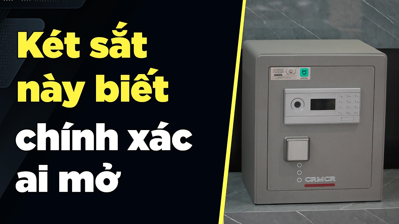Két Sắt Xiaomi CRMCR 45LB Bảo mật tối tân, màu sơn titanium độc bản