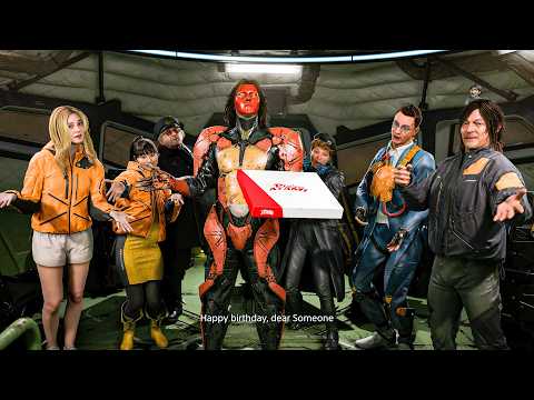 Death Stranding 2 - Funny Birthday Easter Egg Cutscene