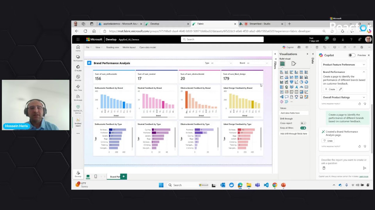 Build AI-powered business insights with Azure Cosmos DB mirroring in Microsoft Fabric