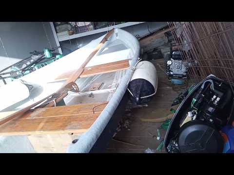 замер лодки для одевания её в надувные съёмные баллоны