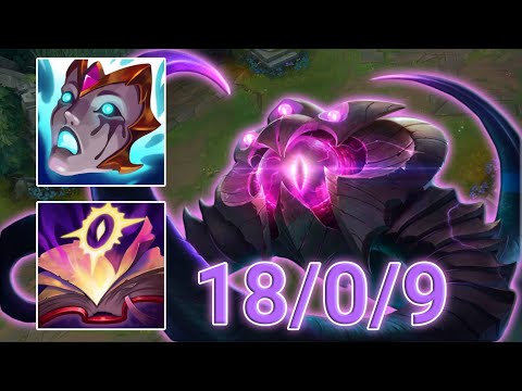 Vel'Koz Bot VS Miss Fortune Highlights | EUNE GrandMaster | Patch 12.18