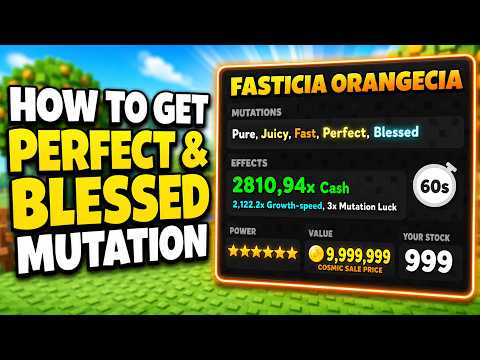How to GET PERFECT & BLESSED MUTATIONS in SELL LEMONS Roblox