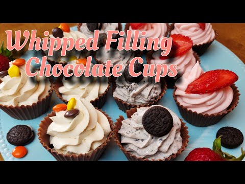 Chocolate Whipped Filling Cups | Easy and Quick Desserts