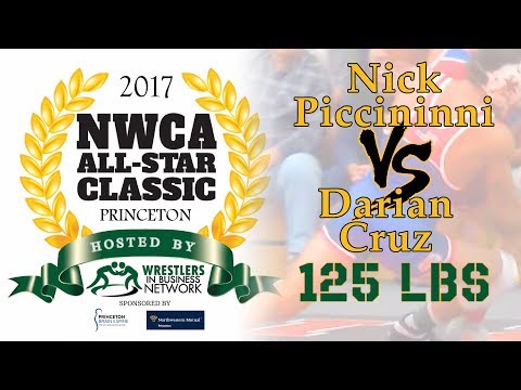 2017 NWCA All Star Classic - 125 - Nick Piccininni vs Darian Cruz