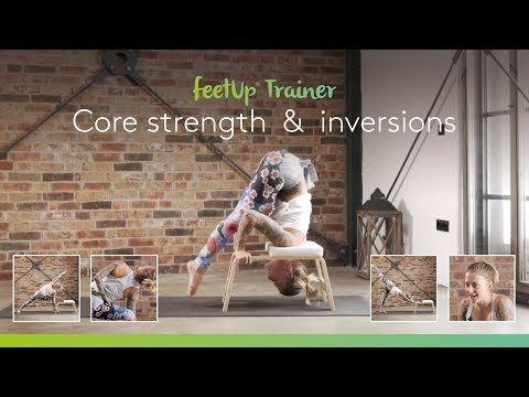FeetUp® Trainer | Yoga Flow | Core strength & Inversions | w/ Kick Ass Yoga  | 20 Minutes