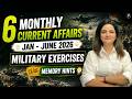 6 Months Current Affairs 2026 Military Exercise Jan June With Memory Tricks