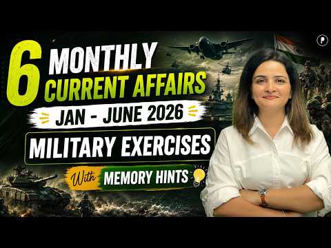 6 Months Current Affairs 2026 | Military Exercise Jan – June with Memory Tricks