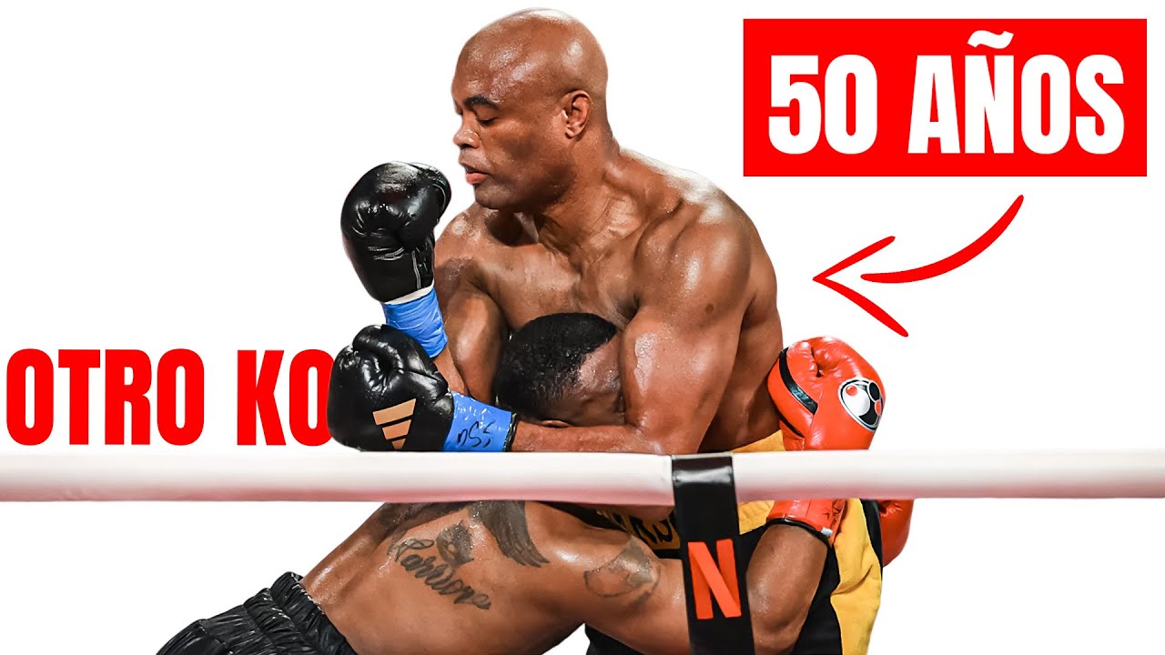 BRUTAL KO de Anderson Silva a los 50 AÑOS!!!