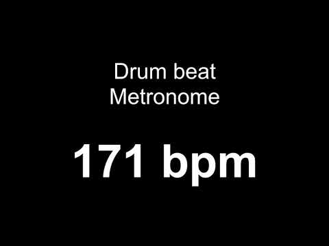 171 bpm metronome drum