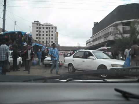 Driving in Arusha, Tanzania