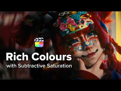 Exploring Subtractive Saturation in Final Cut Pro