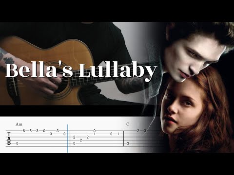 Bella's Lullaby - Twilight Soundtrack | Fingerstyle Guitar TAB + Chords Tutorial