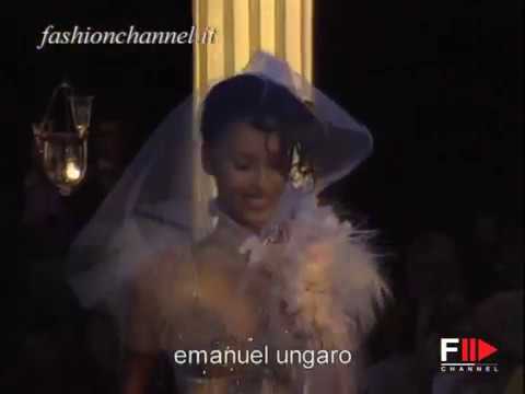 "Emanuel Ungaro" Spring Summer 2002 Bridalwear Paris & Rome by FashionChannel