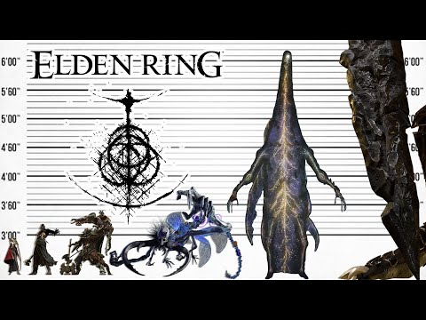 Best Elden Ring Bosses | Elden Ring - Size Comparison | Satisfying Video