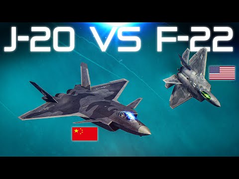 F-22 Raptor Vs J-20 | F-22 Cobra | Air Superiority | Digital Combat Simulator | DCS |