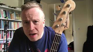Video thumbnail for Squier Affinity Precision Bass by Fender - overview by Paul William Gibson Music