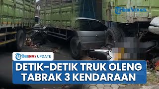Truk Gandeng Oleng Tabrak 3 Kendaraan di Bondowoso, Satu Pemotor Tewas karena Cedera Kepala
