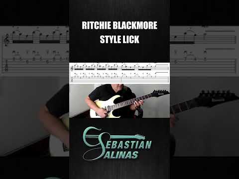 Ritchie Blackmore Style Lick