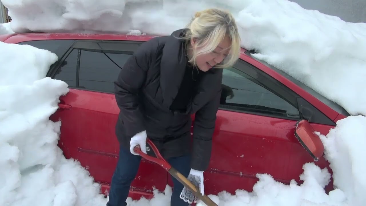 雪に埋もれてたレガシィ、ルシカたちと救出しましたんじゃ。ヽ(^o^)丿