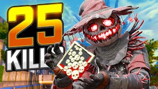 AMAZING Bloodhound 25 KILLS and 5,600 Damage Apex Legends