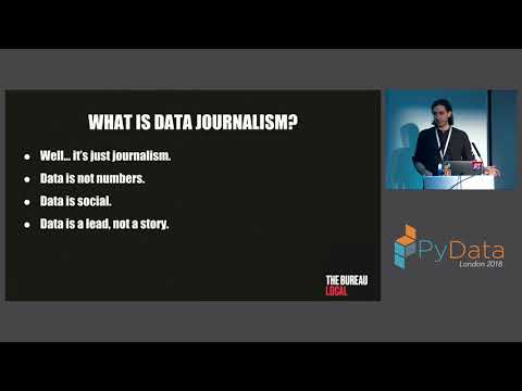 Charles Boutaud: Democratising data journalism | PyData London 2018