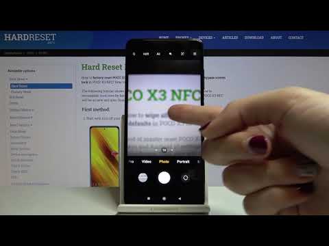 How to Turn On / Off Camera Leveler on POCO X3 – Straighten Option