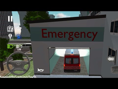 Emergency - Urban City Ambulance Medical Services - Emergency Ambulance Simulator Mobile Gameplay