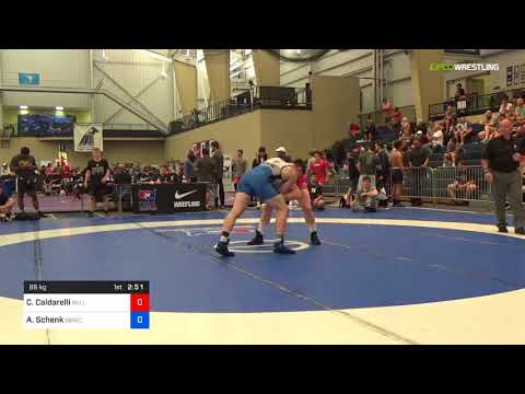 2018 UWW Cadet And U23 Nationals/U23 Freestyle 86 Consi Of 16 #1 - Cameron Caldarelli (Bull) Vs. A