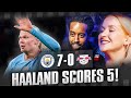 HAALAND SCORES 5 IN DOMINATING WIN! | Man City 7-0 RB Leipzig (Agg 8-1) | HIGHLIGHTS