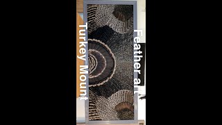DIY Feather Art Turkey Mount