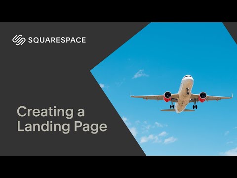 Creating a Landing Page | Squarespace 7.1