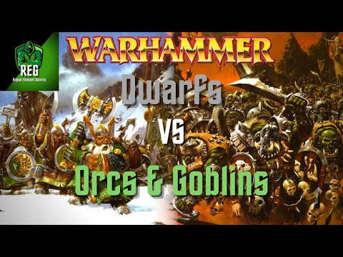 Warhammer Fantasy 6th Edition Battle Report | Dwarfs vs Orcs & Goblins