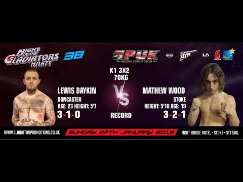 GPUK: Night Of The Gladiators 38 - Lewis Dayton VS Matthew Wood
