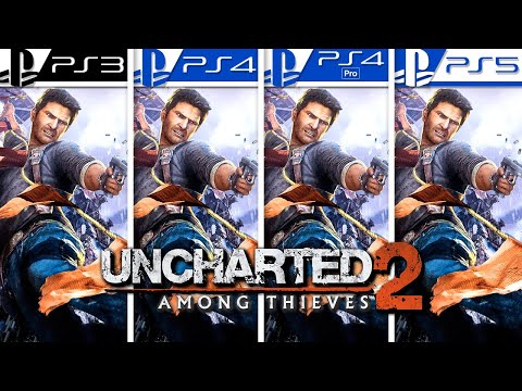 Uncharted 2 Among Thieves | PS3 vs PS4 vs PS4 Pro vs PS5 | Graphics Comparison (Side by Side) 4K